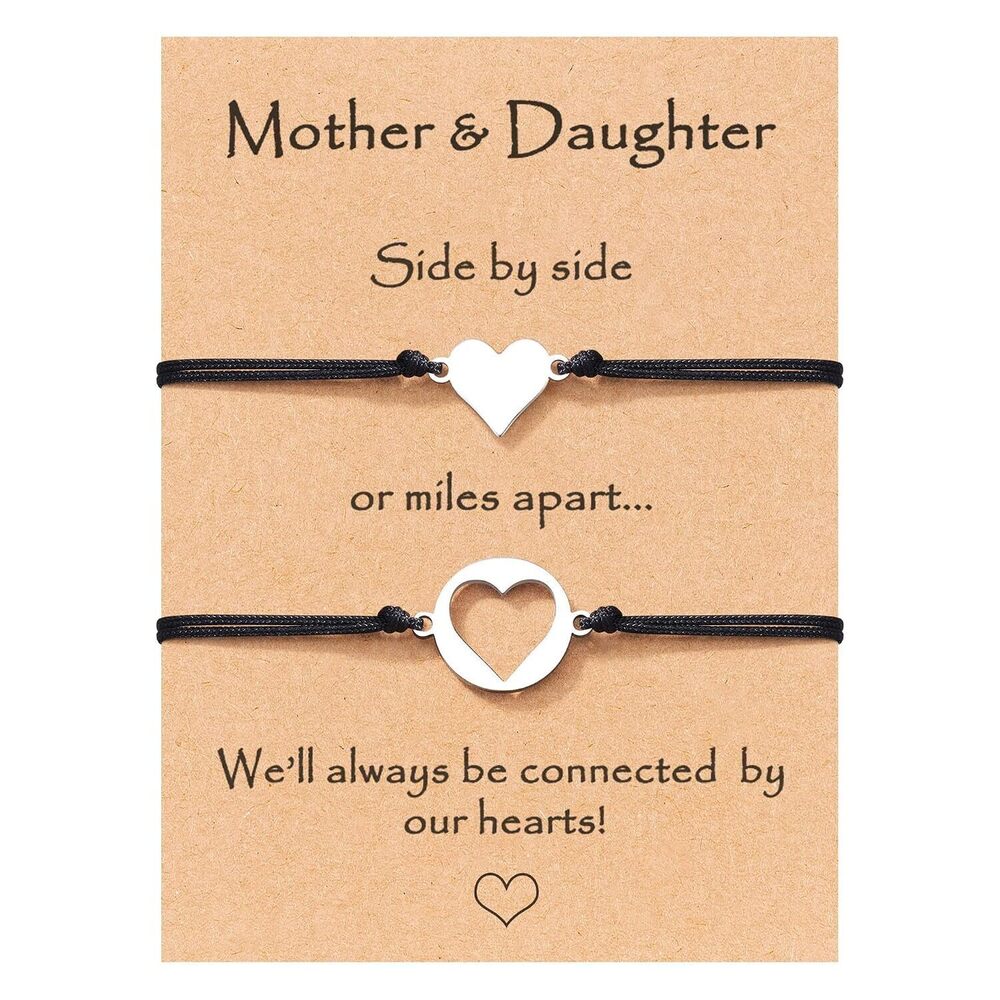Mother Daugther Bracelets Jewelry Mothers Day Christmas Birthday Gifts